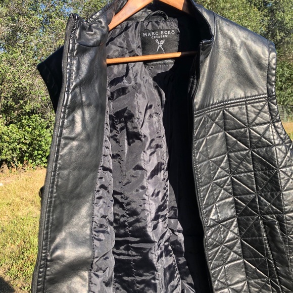 Marc Ecco leather vest - Picture 2 of 4